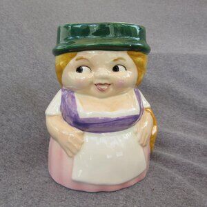 18 oz goeble lady toby jug mug (w2952)